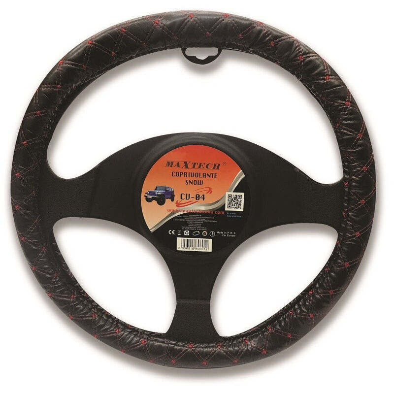 foto del prodotto trade shop coprivolante fodera universale per sterzo snow per interno auto maxtech cv 04 