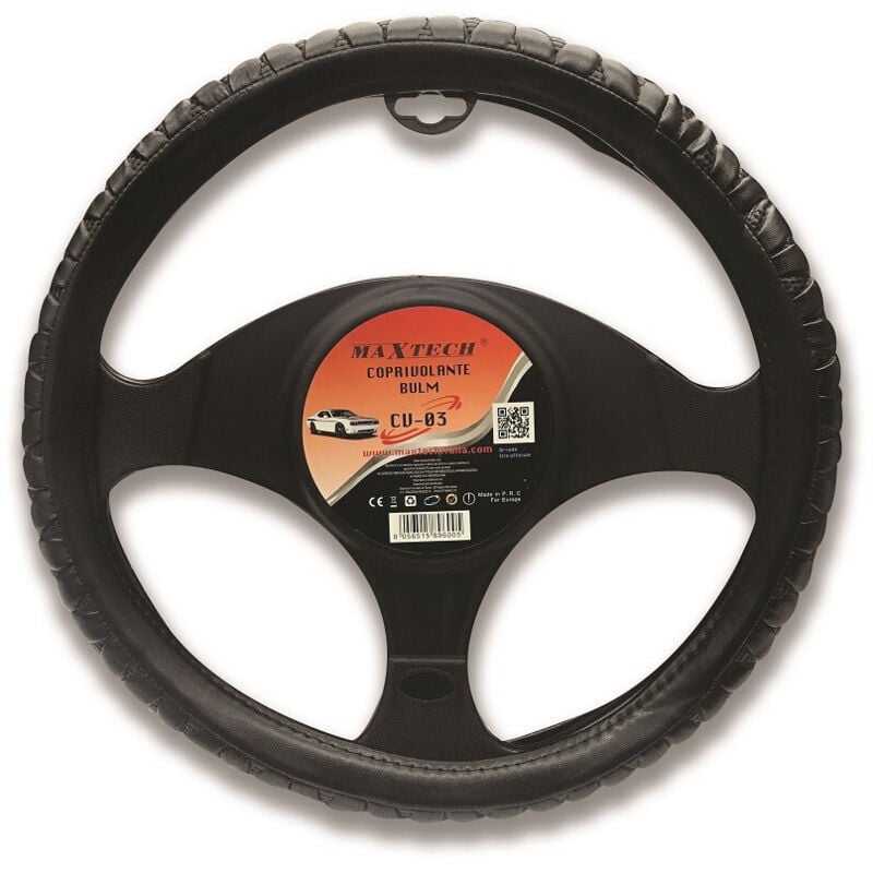 foto del prodotto trade shop coprivolante sterzo con fodera universale bulm per auto interno maxtech cv 03 