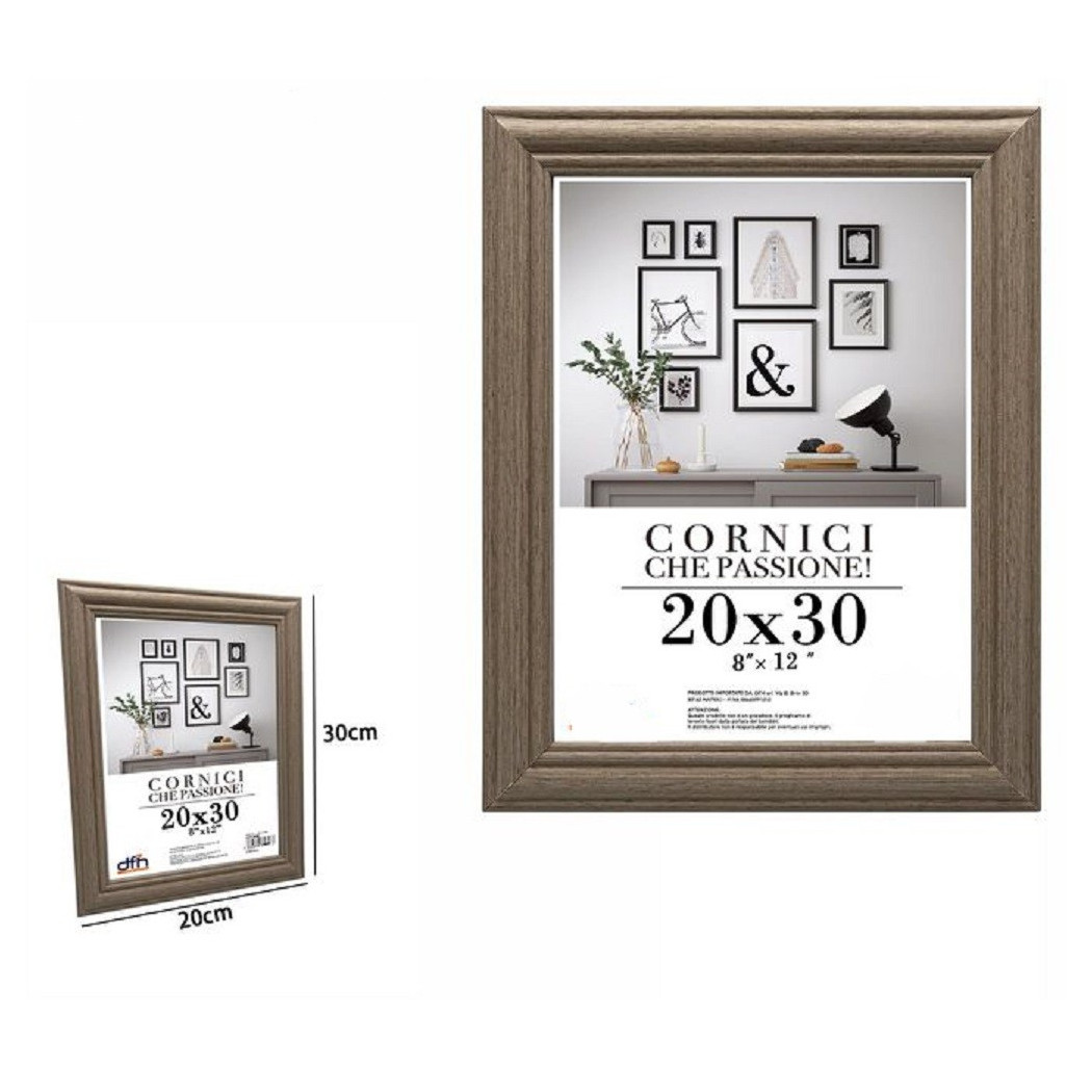 foto del prodotto trade shop cornice per foto porta fotografie quadri tele 20 x 30 cm modello legno 71645 