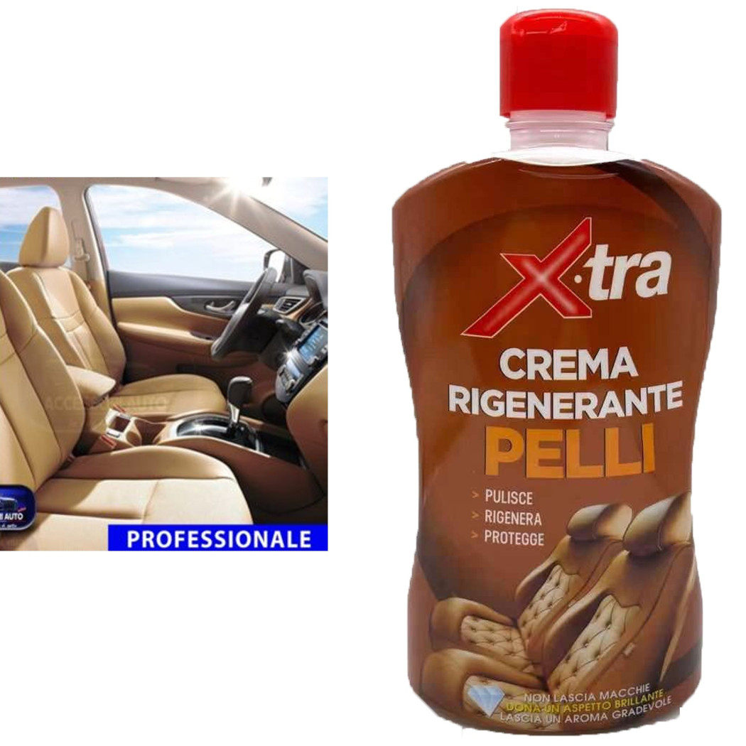 foto del prodotto trade shop crema rigenerante per pelli sedili auto pulisce rigenera e protegge cf da 500ml 