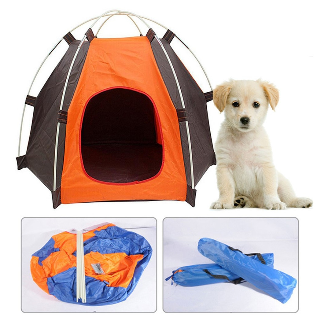 foto del prodotto trade shop cuccia tenda portatile per animali impermeabile da esterno ripiegabile spiaggia 