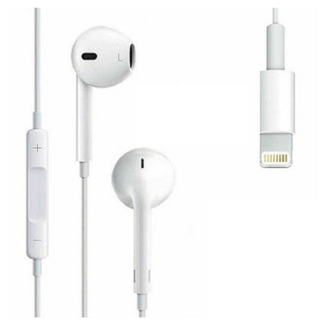 foto del prodotto trade shop cuffie auricolari con cavo bluetooth lightning con microfono magnetici r6310 