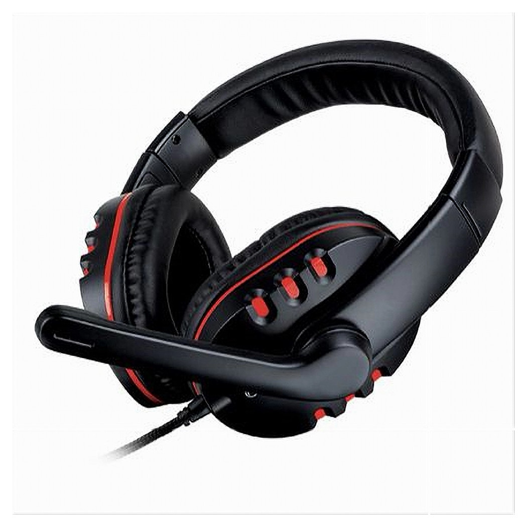 foto del prodotto trade shop cuffie da gioco gaming headset con microfono compatibile per ps4 pc maxtech cu ps03 