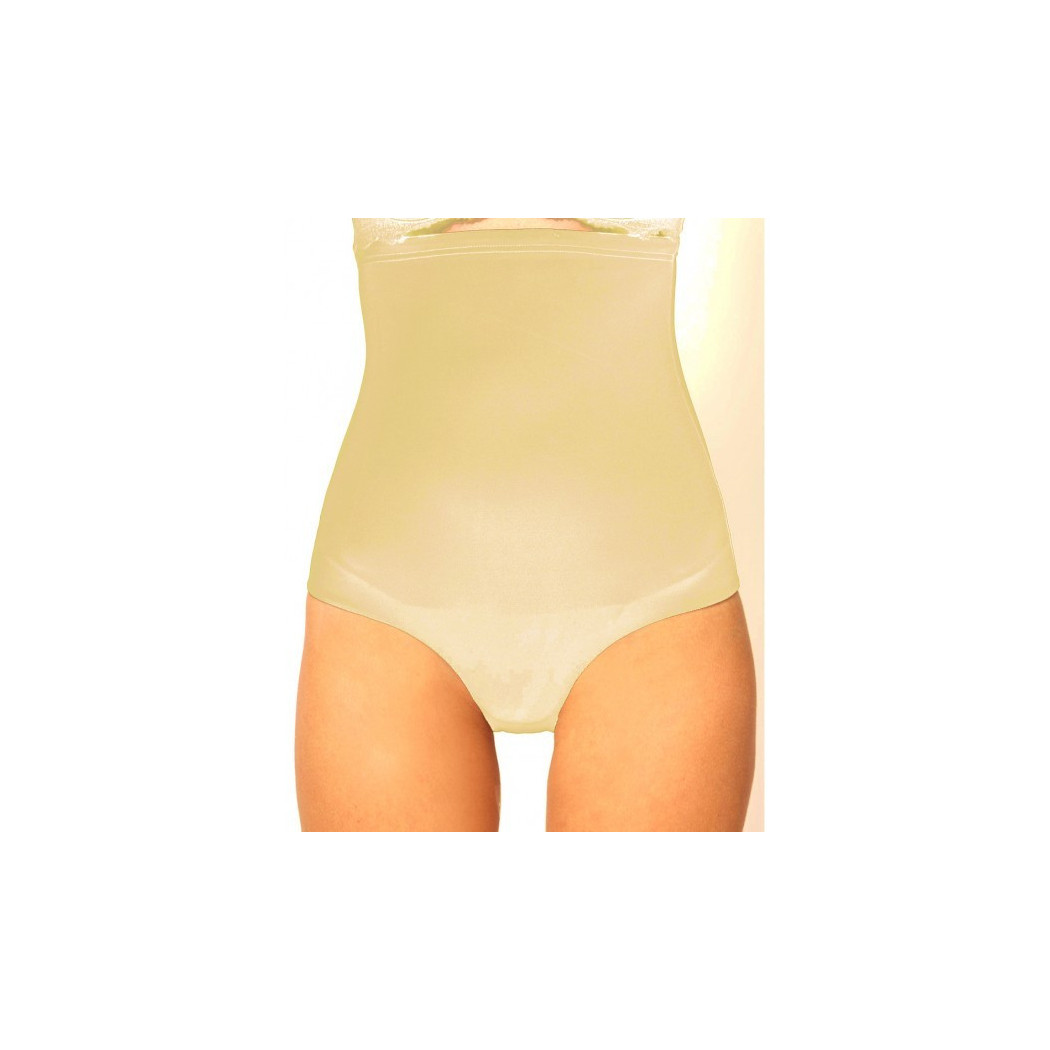 foto del prodotto trade shop culotte contenitiva vita alta snellente modellante effetto push up panna naturale