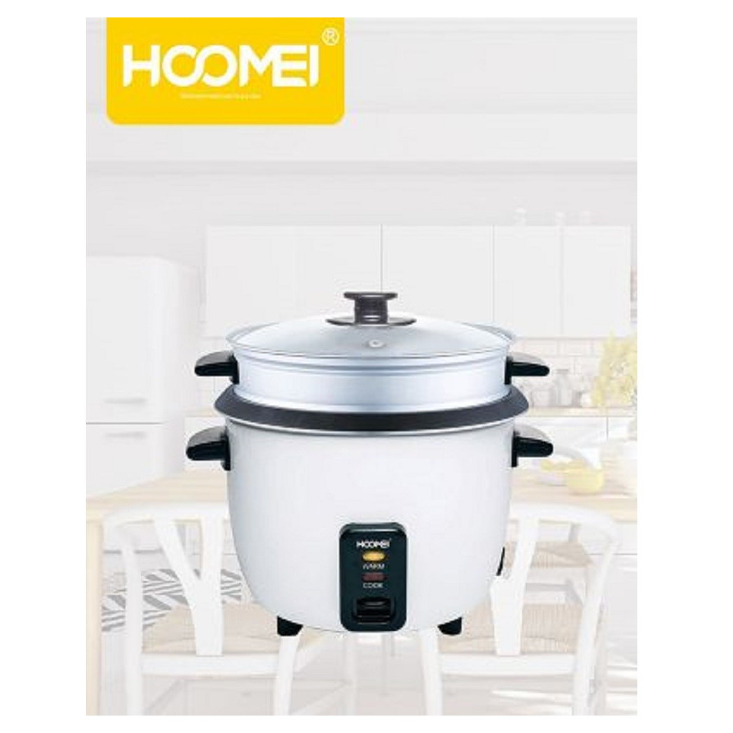 foto del prodotto trade shop cuociriso elettrico 400w risottiera con vassoio cottura vapore 1 lt cuoci riso 