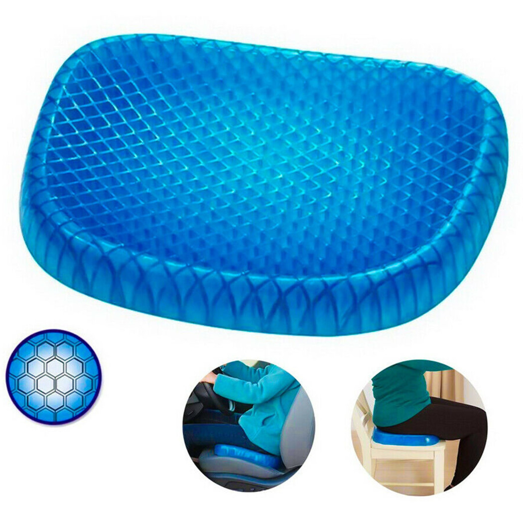 foto del prodotto trade shop cuscino gel sedia sedile nido d 39 ape comfort sostegno seduta corretta flex uffici 