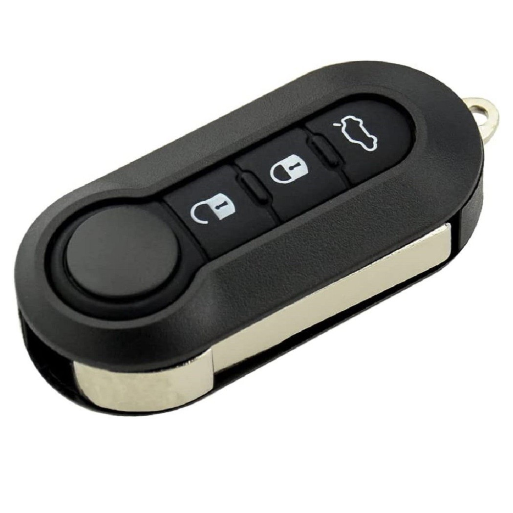 foto del prodotto trade shop custodia guscio portachiavi cover per chiavi auto 3 tasti compatibile fiat lancia 