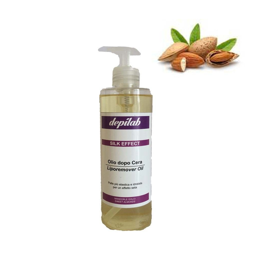 foto del prodotto trade shop depilia olio dopo cera profumato mandorle dolci post epilazione 400 ml 
