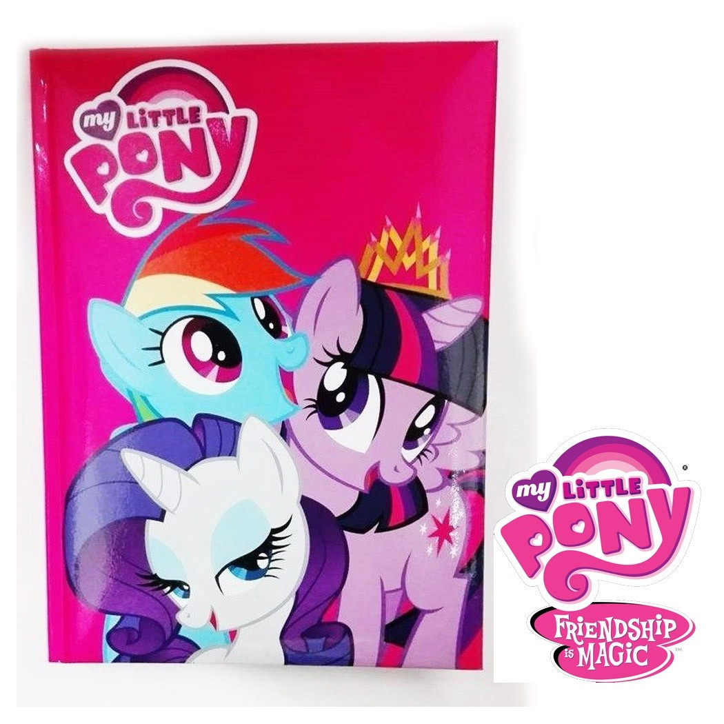 foto del prodotto trade shop diario my little pony 12 mesi non datato 3 modelli scuola elementare bambine 