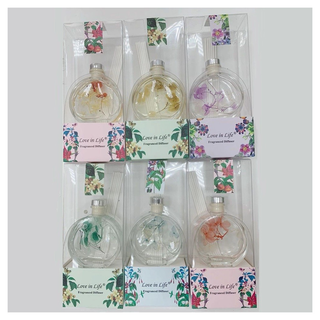 foto del prodotto trade shop diffusore boccetta profumatore d 39 ambienti bastoncino 100ml varie fragranze 59683 