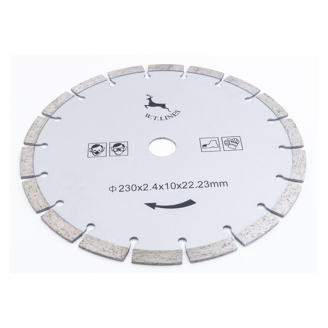 foto del prodotto trade shop disco diamantato taglio marmo cemento mattoni pietra sega circolare 230mm 