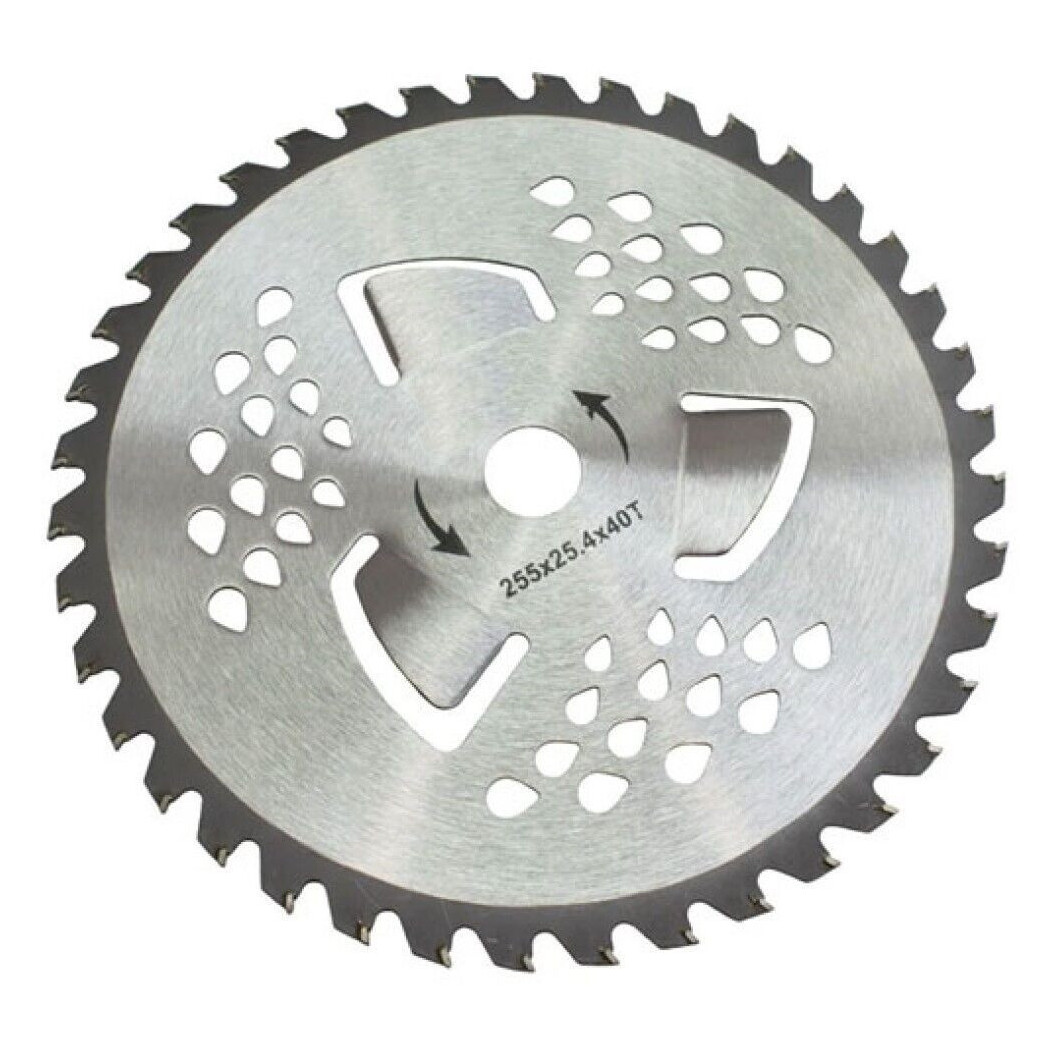 foto del prodotto trade shop disco per decespugliatore ricambio tosaerba 40 denti 255 x 25,4 mm gf 0085 