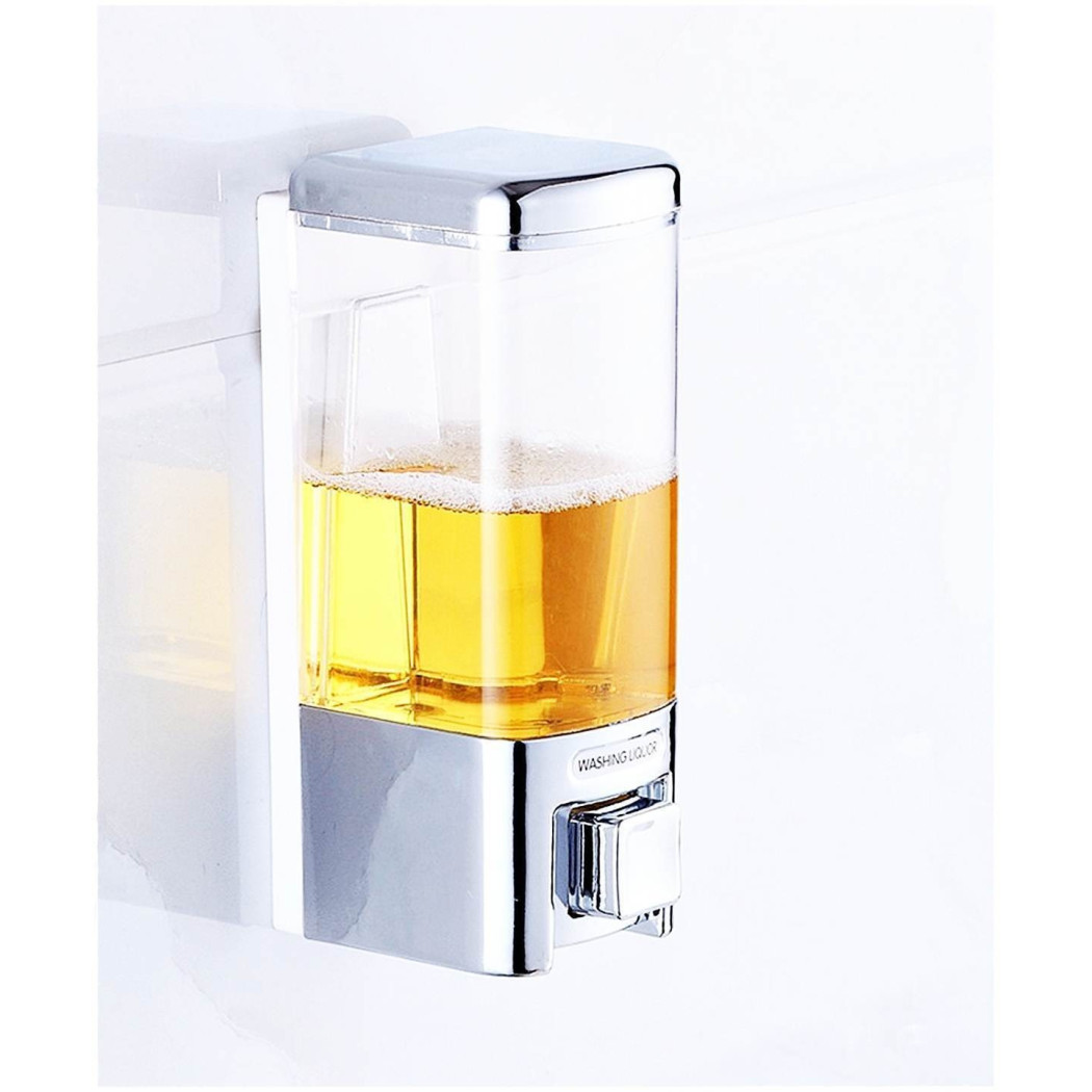foto del prodotto trade shop dispenser erogatore per sapone liquido contenitore a muro casa hotel 500 ml 