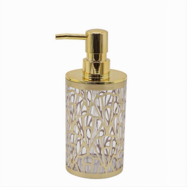 foto del prodotto trade shop dispenser per sapone liquido accessorio bagno oro contemporaneo dosatore 59097 