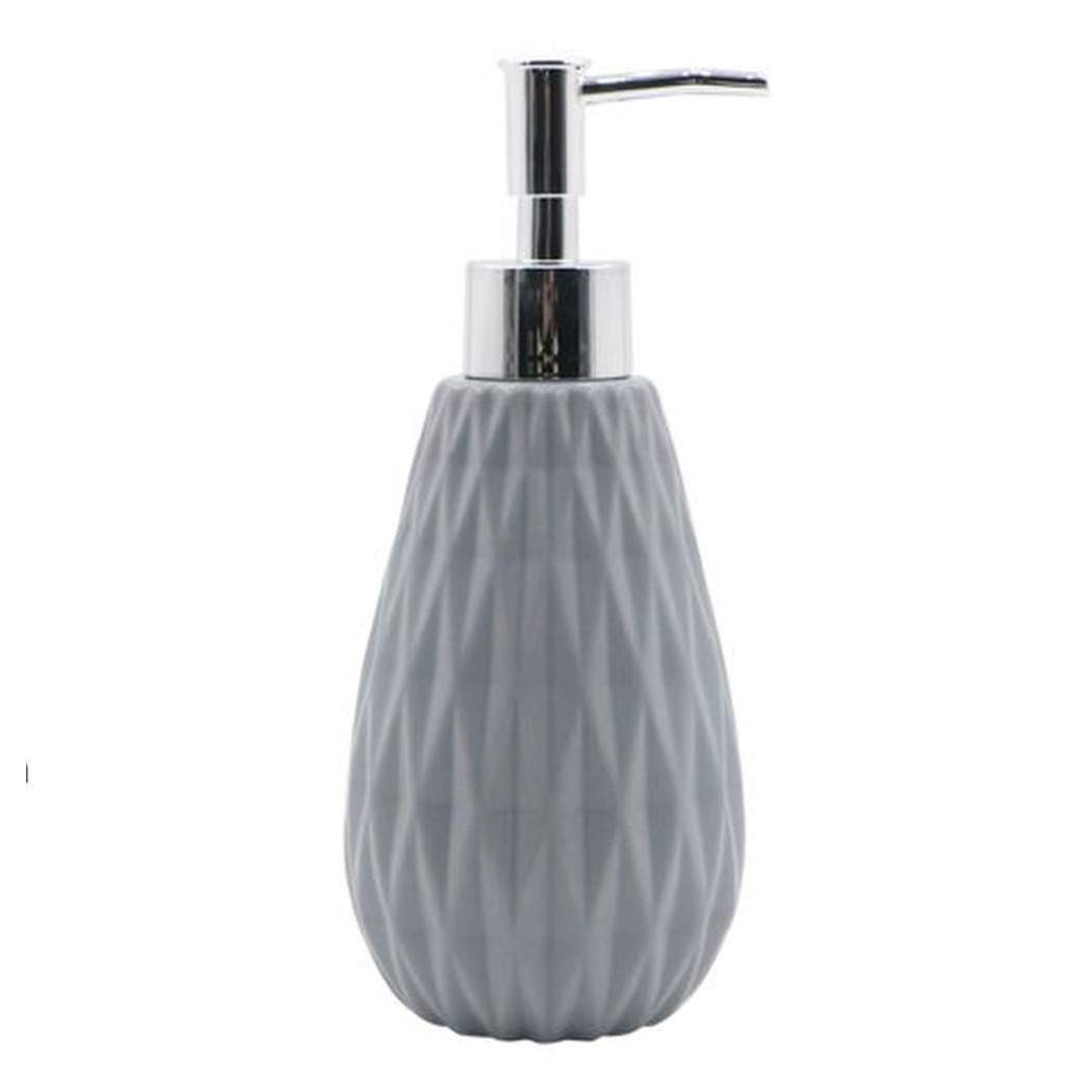 foto del prodotto trade shop dispenser per sapone liquido grigio lavorato accessori per arredo bagno 79950 