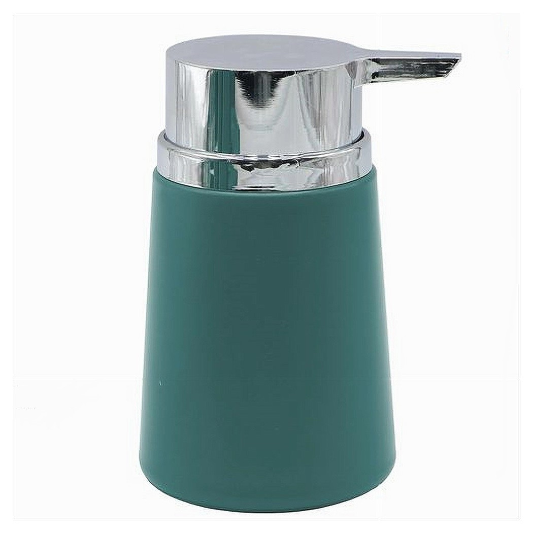 foto del prodotto trade shop dispenser porta sapone liquido accessori arredo da bagno verde in plastica 69982 