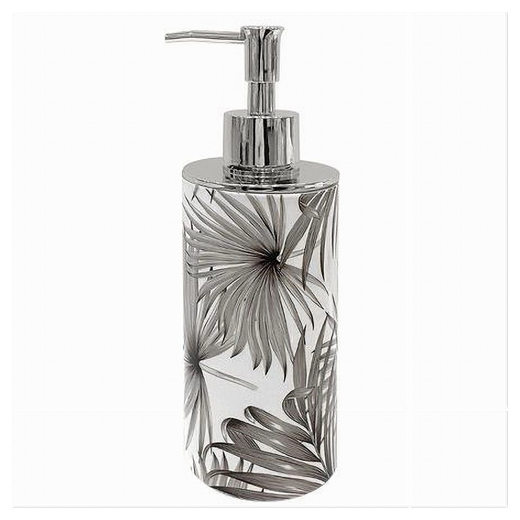 foto del prodotto trade shop dispenser porta sapone liquido fantasia tropicale accessorio arredo bagno 87067 