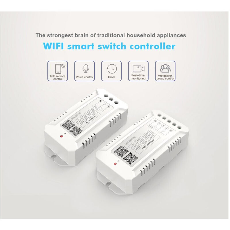 foto del prodotto trade shop dispositivo ricevitore wifi android on off smartphone smart home 3 canali 