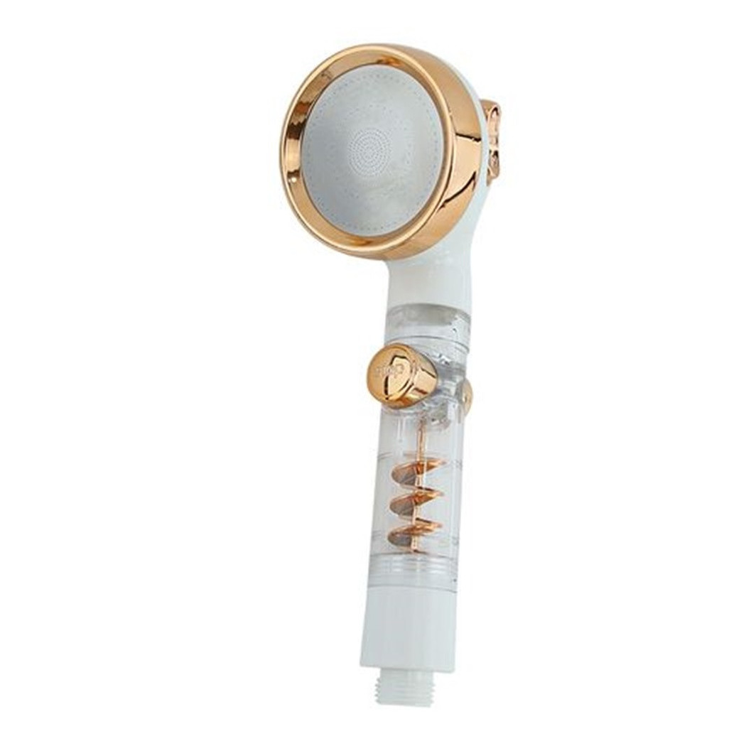 foto del prodotto trade shop doccetta doccia bagno soffione con pulsante stop multigetto ventola a spirale 87532 