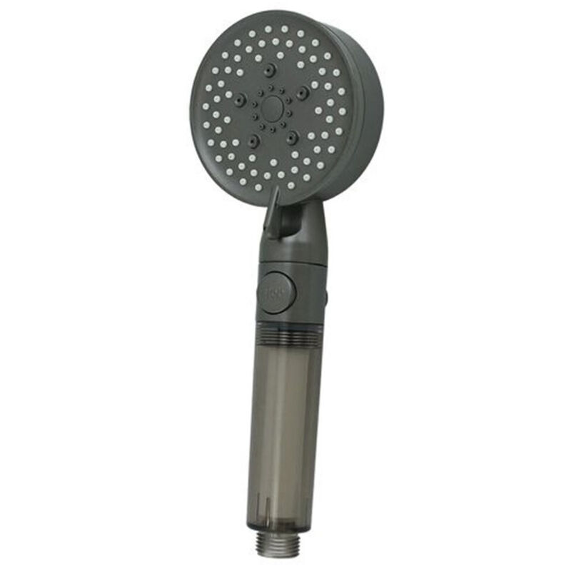 foto del prodotto trade shop doccetta multigetto soffione doccia filtrato bagno pulsante moderno filtro grigio 87528 