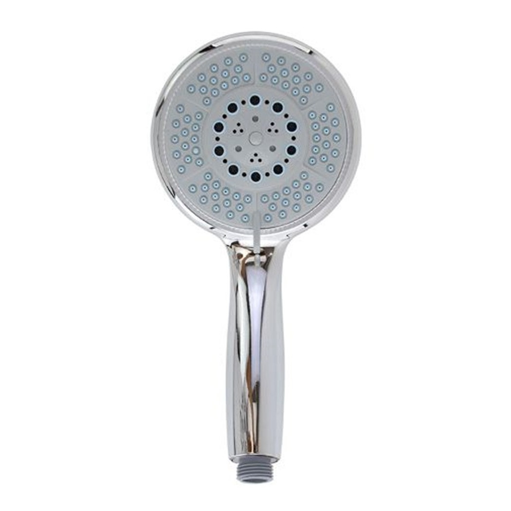 foto del prodotto trade shop doccetta regolabile bagno 12.5x24cm soffione doccia rotondo moderno multigetto 87545 