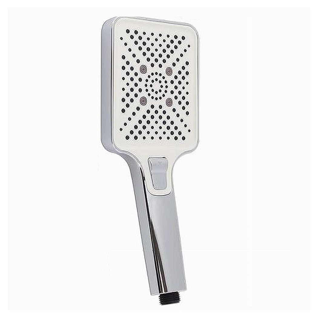 foto del prodotto trade shop doccetta soffione multigetto pulsante doccia silver rettangolare 10.5x27cm 87537 