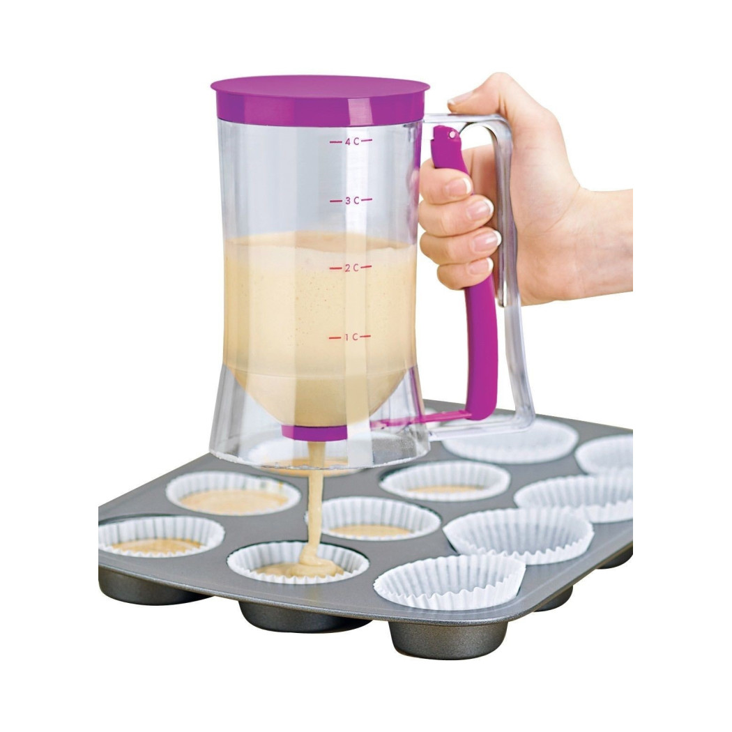 foto del prodotto trade shop dosatore per dolci crema cupcake cake design dispenser cucina stampo muffin 