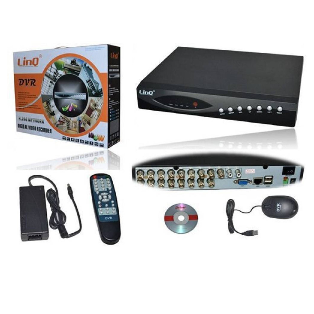 foto del prodotto trade shop dvr 16 canali dvr 7316 controllo remoto h.264 hdmi cloud lan mouse videoregistratore 