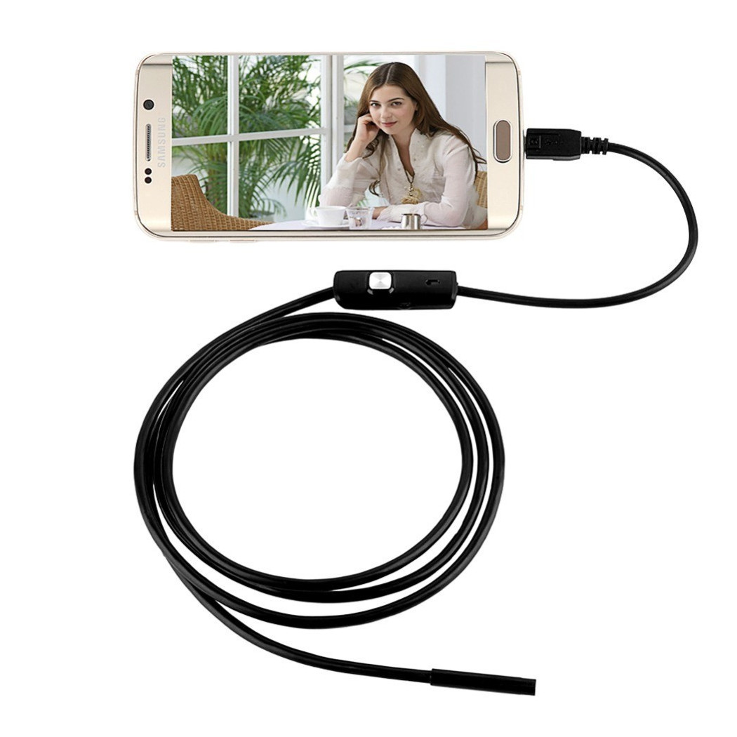foto del prodotto trade shop endoscopica telecamera ispezione micro usb per android con funzione otg 3.5mt 