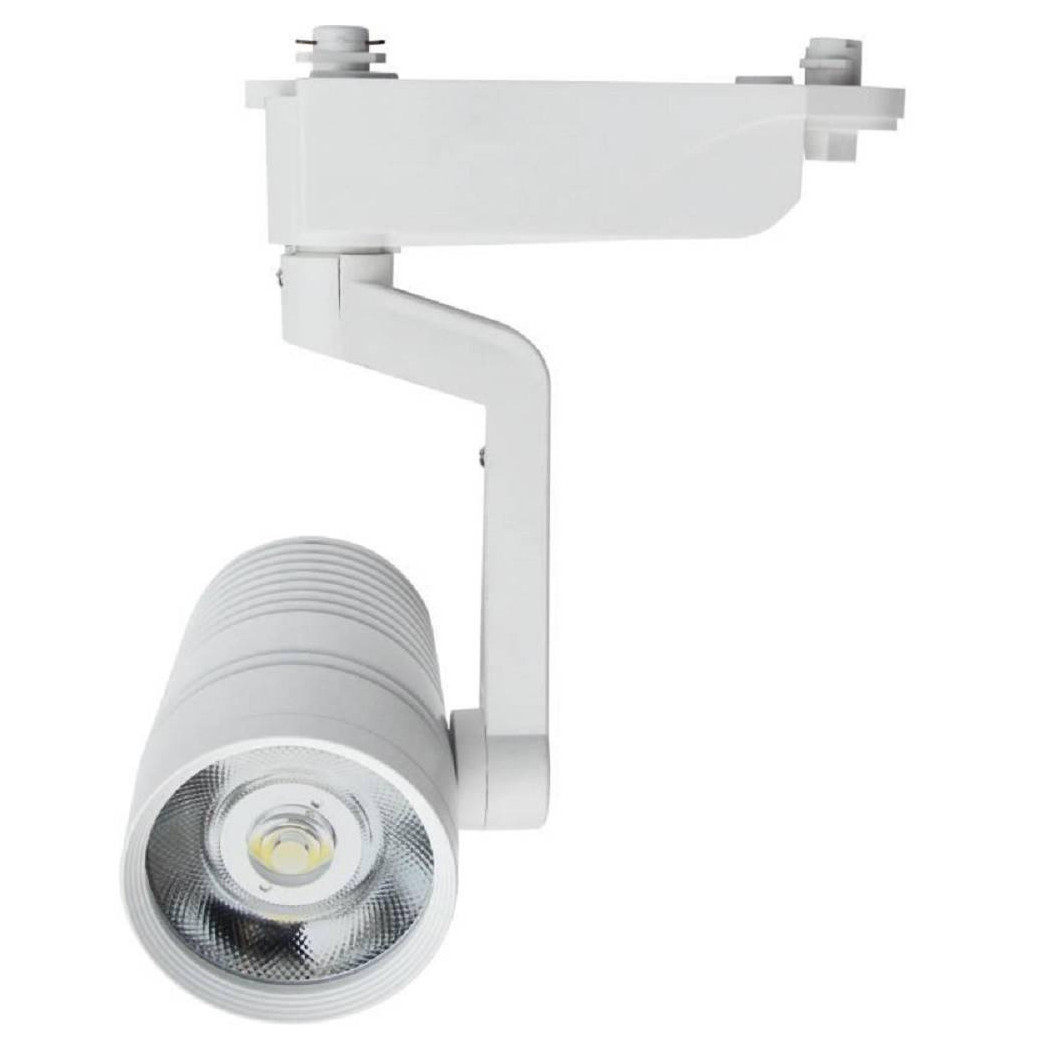 foto del prodotto trade shop faretto binario led cob 10 watt bianco per staffa luce naturale fredda f 10w8a bianco freddo 
