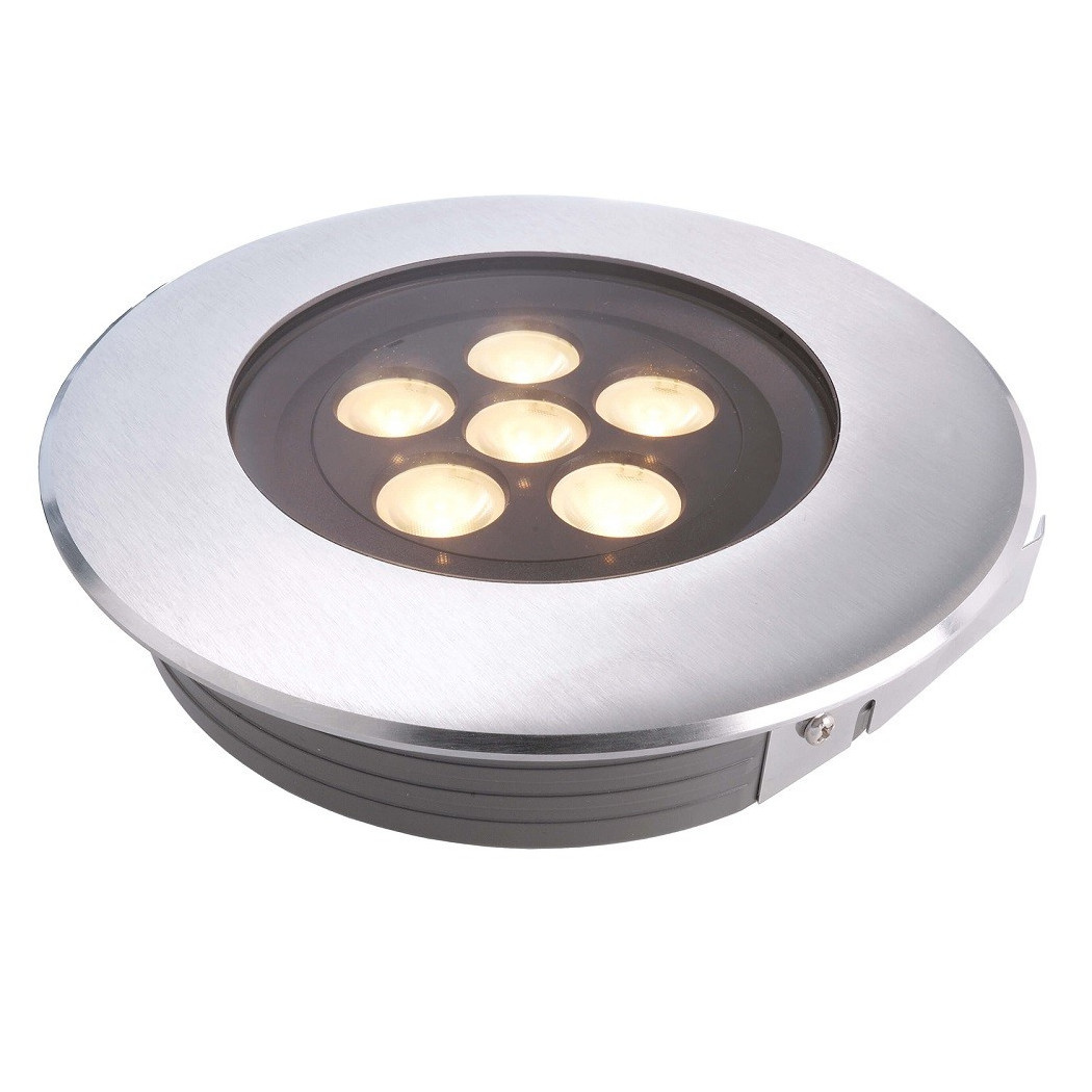 foto del prodotto trade shop faretto calpestabile incasso pavimento led 11 w ip67 3000k segnapassi foro 150mm 