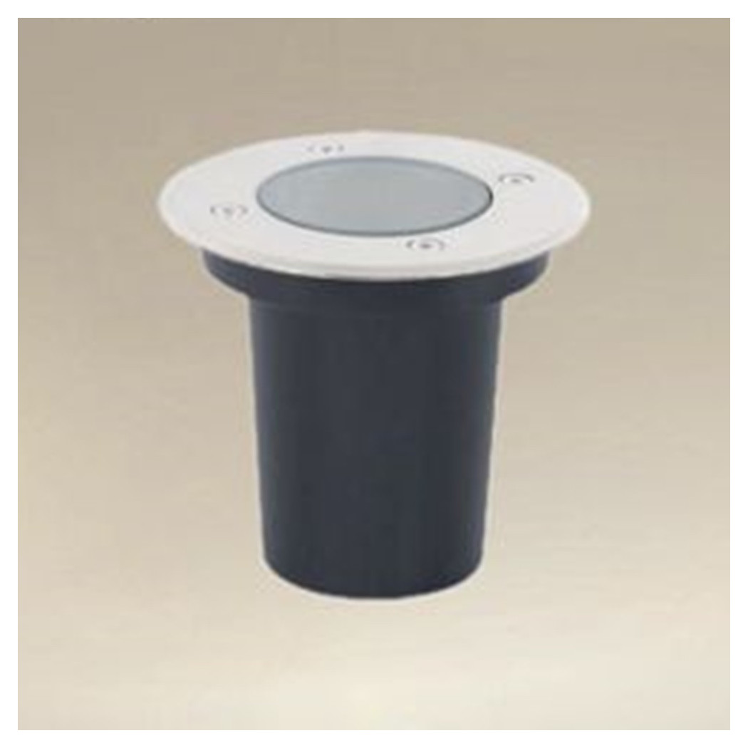 foto del prodotto trade shop faretto da incasso nero lampadina attacco gu10 in alluminio acciaio 120mm 33603 