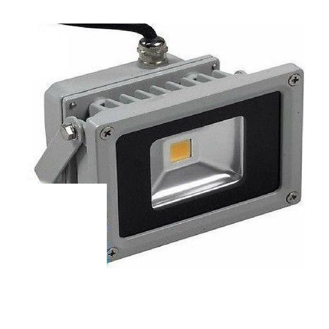 foto del prodotto trade shop faretto faro led 10 watt luce fredda calda rgb da esterno ip65 alta potenza bianco freddo 