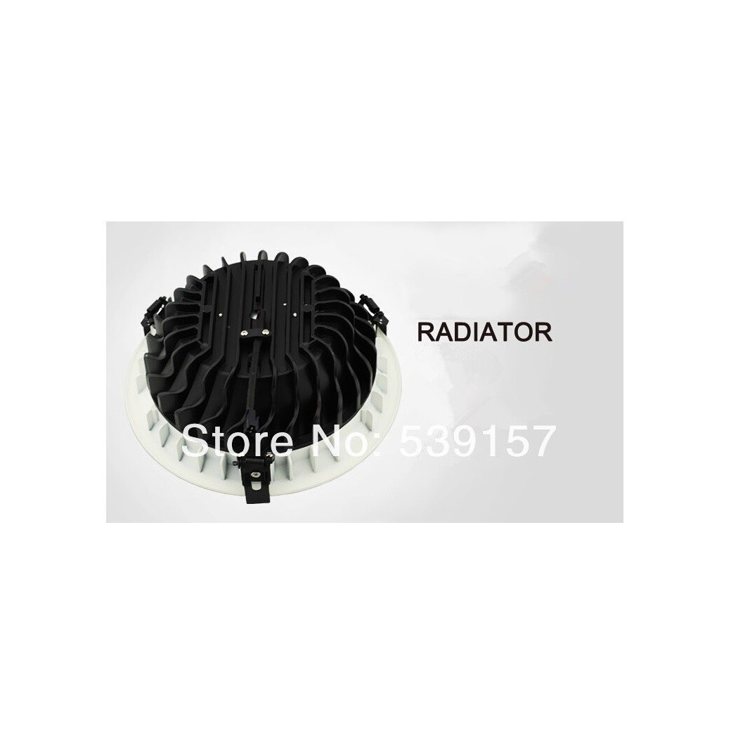 foto del prodotto trade shop faretto faro led cob 30w gml incasso molla alette luce bianco fredda calda bianco freddo 