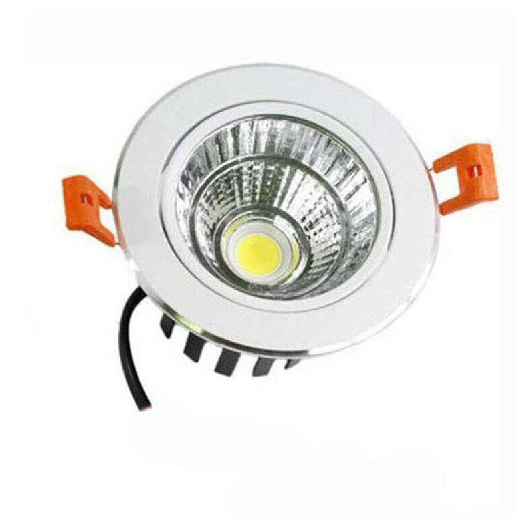 foto del prodotto trade shop faretto incasso led cob 12 w per controsoffitta luce fredda calda naturale bianco caldo 