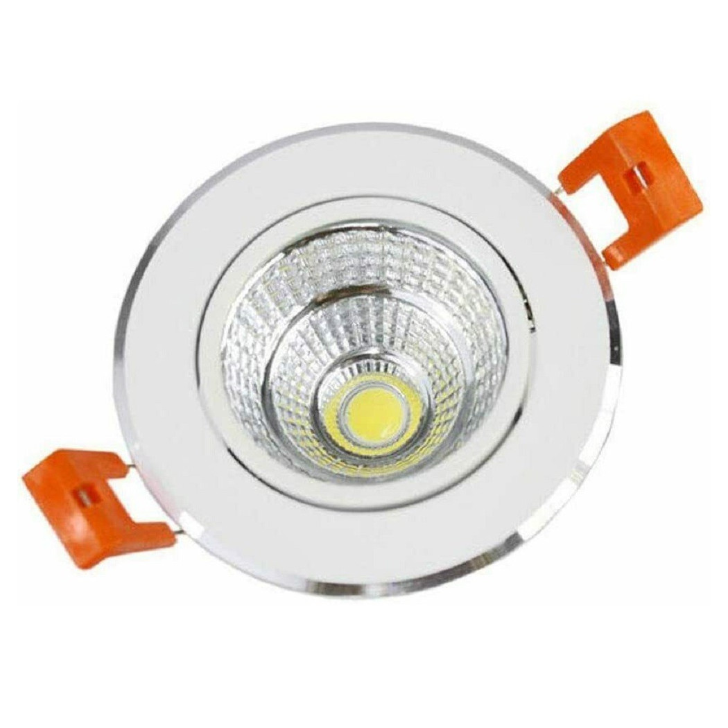 foto del prodotto trade shop faretto incasso led cob 7 watt luce fredda calda naturale p 75 bianco naturale 
