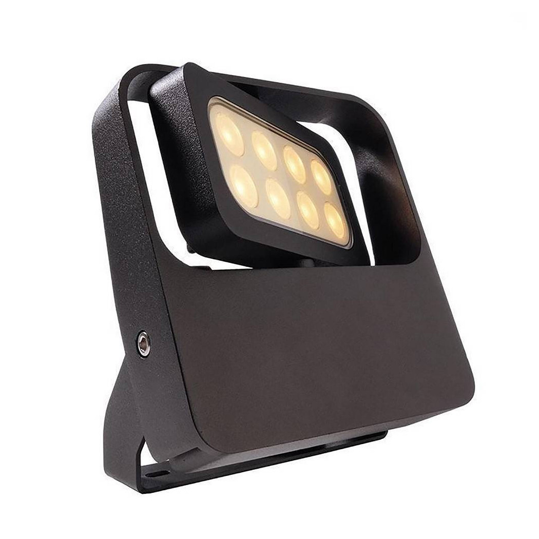 foto del prodotto trade shop faretto led 9w orientabile faro ip65 esterno proiettore luce giardino vetrine 230v 