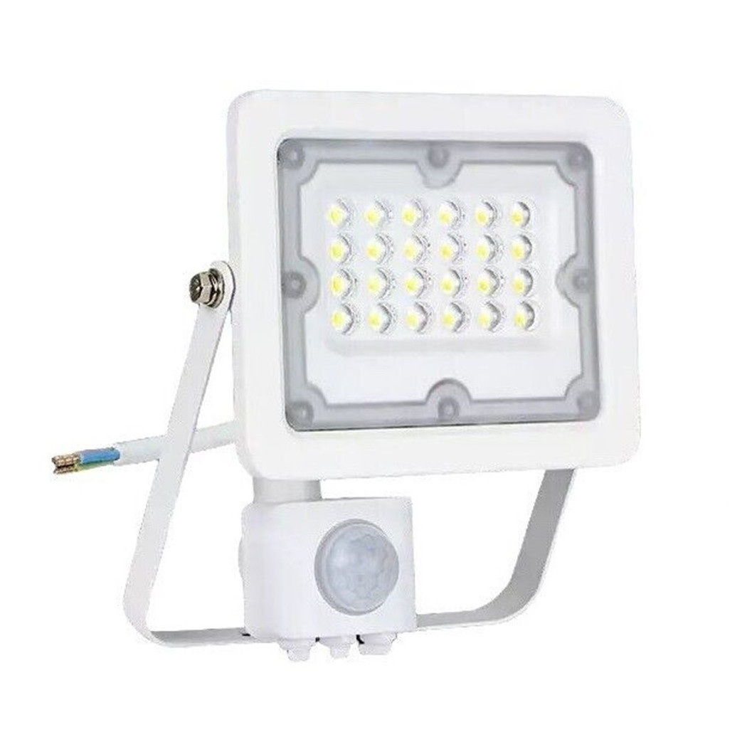 foto del prodotto trade shop faretto led con sensore movimento crepuscolare esterno ip65 regolabile fs sen30f 