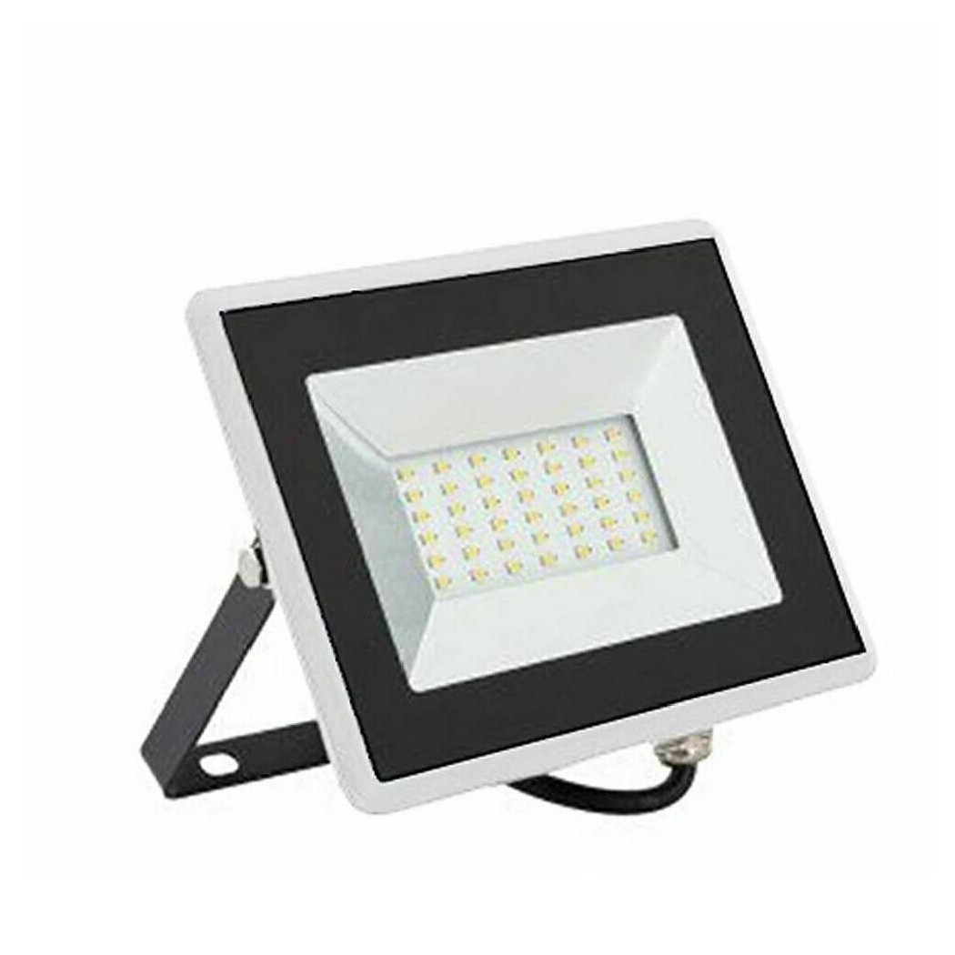 foto del prodotto trade shop faretto led esterno bianco luce naturale calda fredda 30w antipioggia f30w b1 bianco naturale 