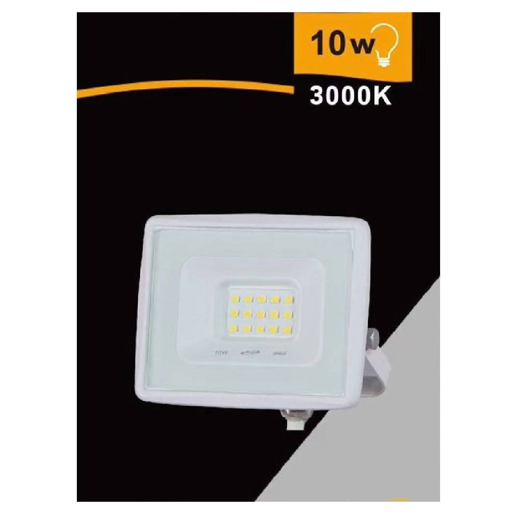 foto del prodotto trade shop faretto led faro 10 watt 900lm ip65 bianco luce calda fredda naturale ek02 10w b bianco caldo 
