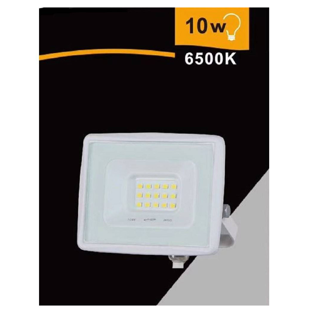 foto del prodotto trade shop faretto led faro 10 watt 900lm ip65 bianco luce calda fredda naturale ek02 10w b bianco freddo 