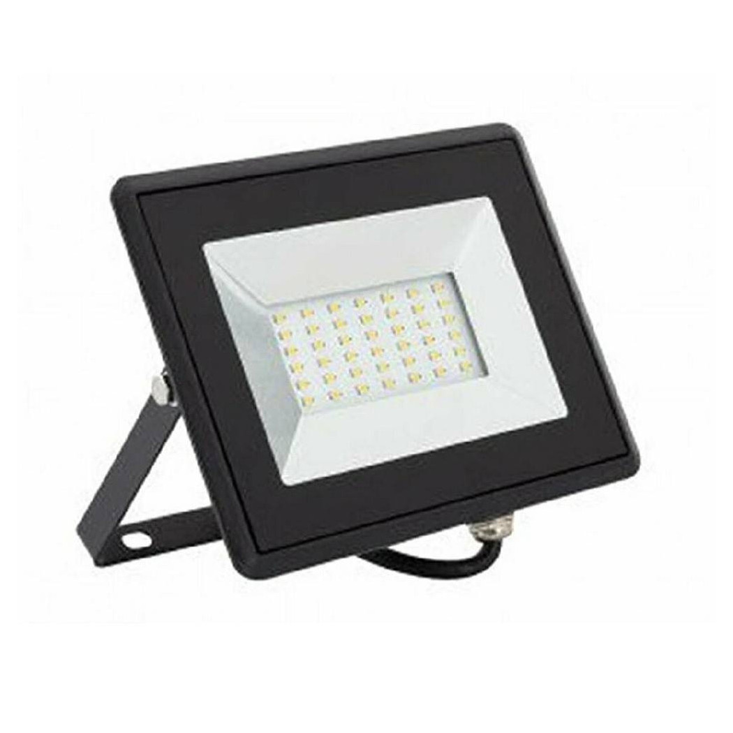 foto del prodotto trade shop faretto led proiettore da esterno 200 watt nero luce fredda 6500k ip65 f200w nf1 