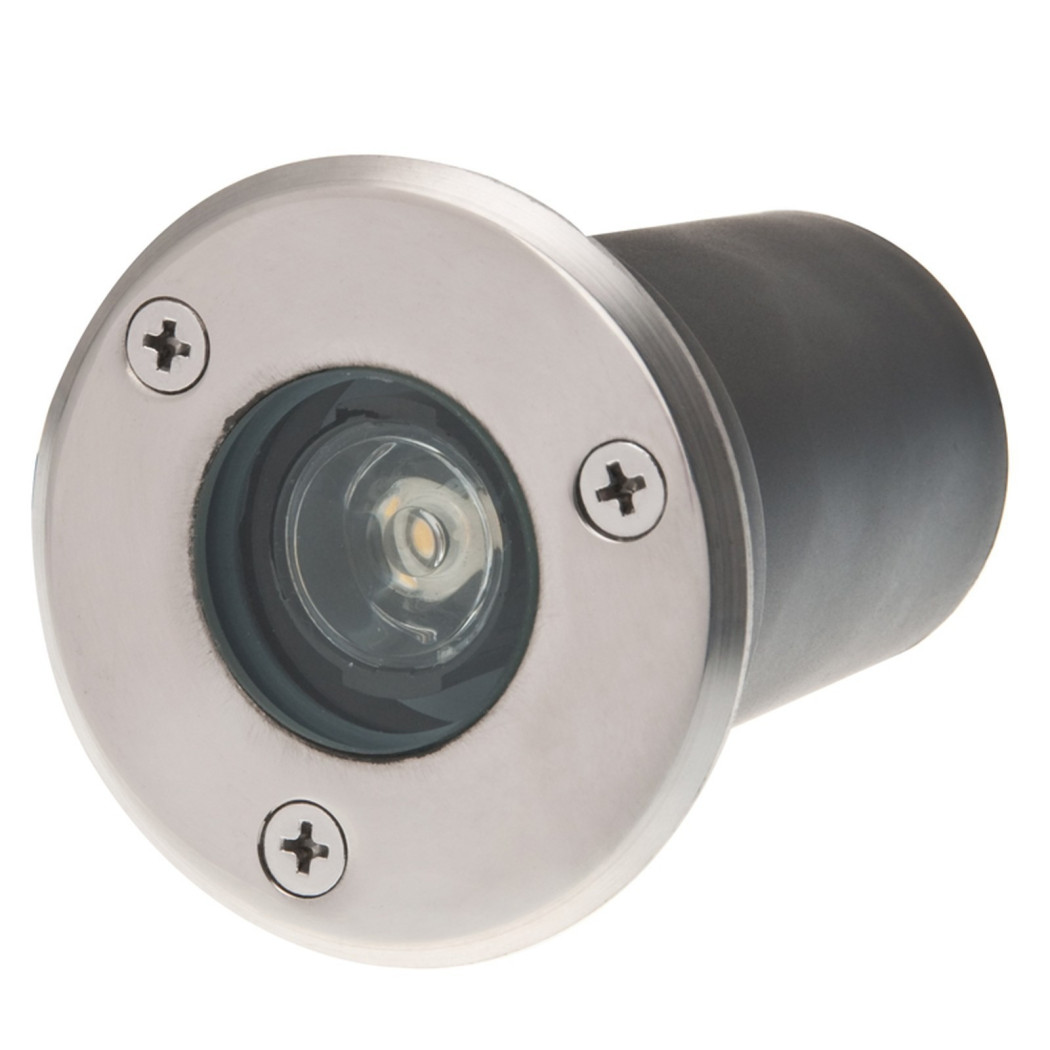 foto del prodotto trade shop faretto led segnapassi watt giardino ip65 calpestabile per esterno impermeabile bianco caldo 3 watt 1 led