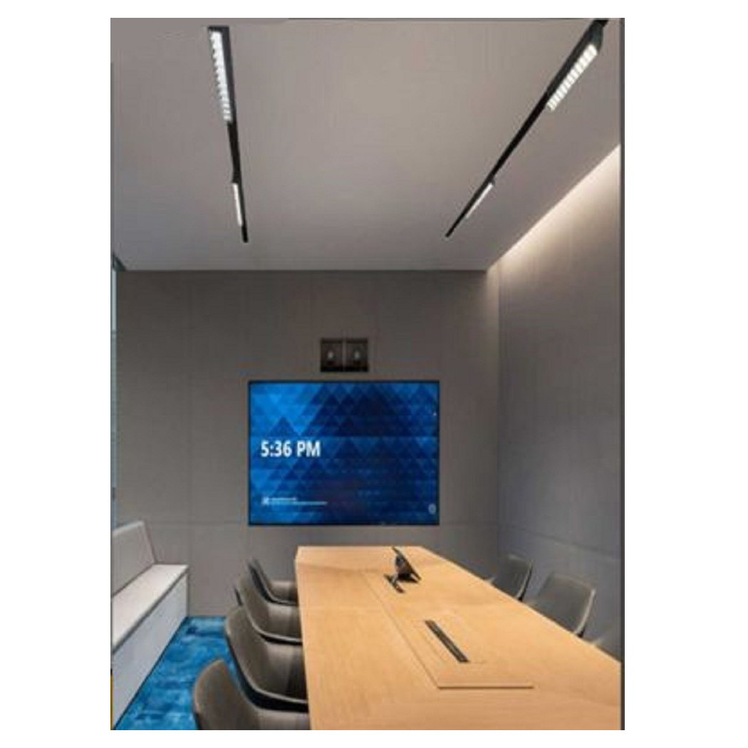 foto del prodotto trade shop faretto orientabile binario 26 w 12led bianco nero luce 3000k 6500k 4000k pst 47 nero bianco freddo 