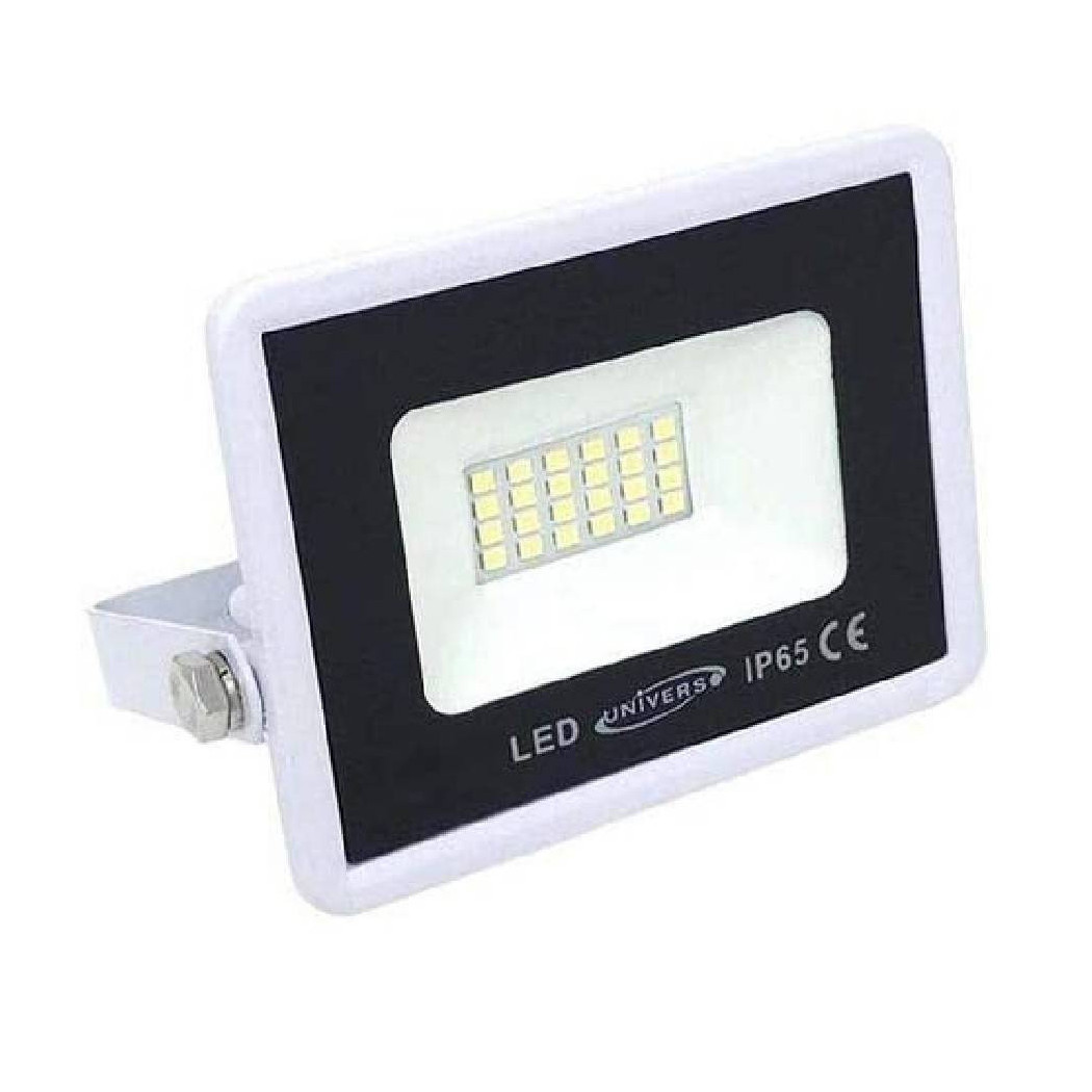 foto del prodotto trade shop faretto proiettore da esterno 20w bianco ip65 luce calda fredda naturale f20w b1 bianco caldo 
