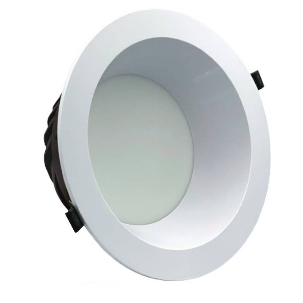 foto del prodotto trade shop faretto smd led da incasso rotondo 24watt 2400lm luce bianco 4000k 6500k gl ag24 bianco naturale 