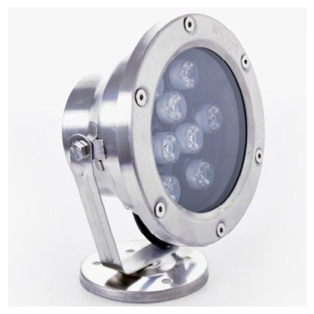 foto del prodotto trade shop faretto spot light per esterno da giardino 9 watt luce calda fredda verde rgb bianco caldo 