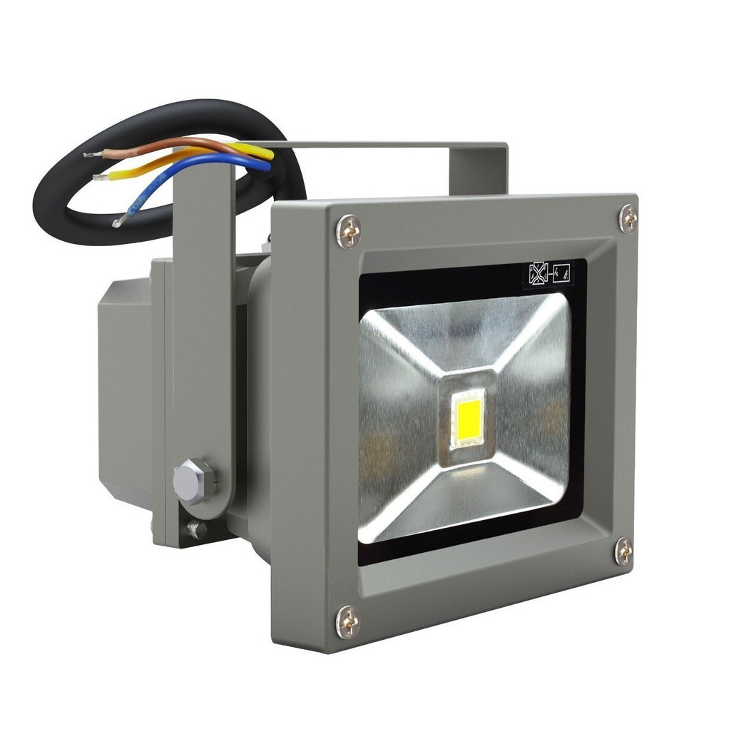 foto del prodotto trade shop faro faretto a led ultra slim a luce calda fredda rgb da per esterno ip65 220v rgb 10 watt regular 