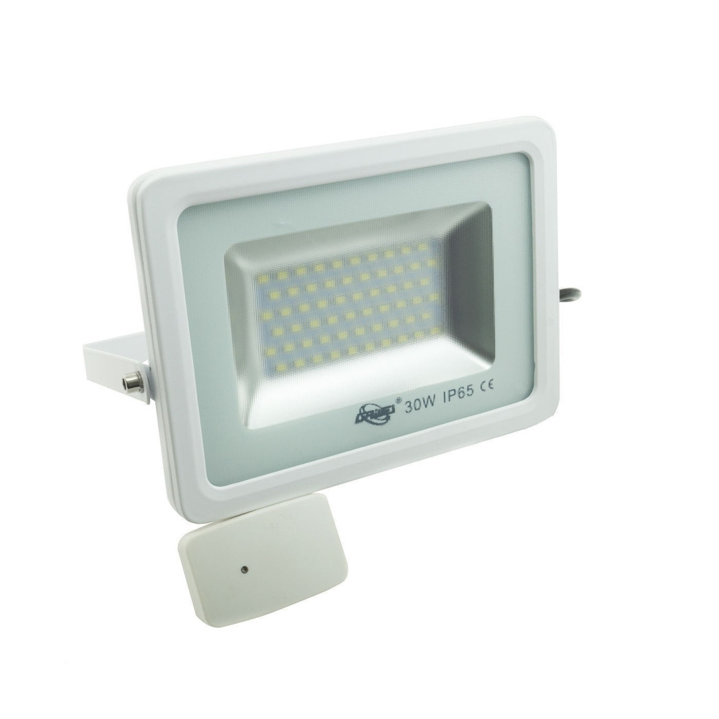 foto del prodotto trade shop faro faretto fari led ip65 con sensore movimento crepuscolare 10w 20 w 30 50 100 30 watt