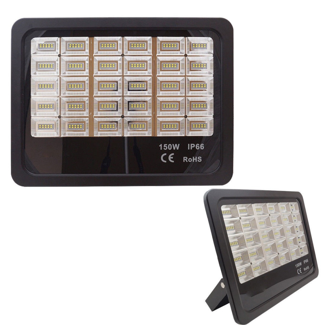 foto del prodotto trade shop faro faretto slim led luce bianca 150watt ip66 150 watt led smd 